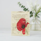 花ビクトリアンの言語 ポストカード (スタンド正面)