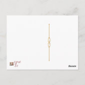 花ビクトリアンの言語 ポストカード (裏面)