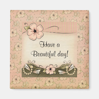 花ビクトリアンズピアス冷蔵庫用マグネット マグネット