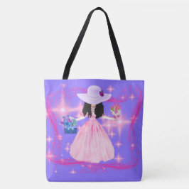 花ビクトリアントートバッグのレディースバスケット トートバッグ