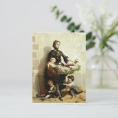 花ビクトリアン売り ポストカード (スタンド正面)