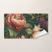 花ビクトリアン浴用タオル バスタオルセット (ハンドタオル)