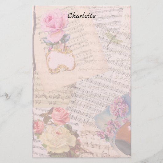 花ビクトリアン類 便箋 (正面)