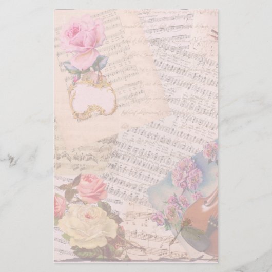 花ビクトリアン類 便箋 (裏面)