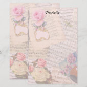 花ビクトリアン類 便箋 (正面/裏面)