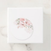 花ピンクのミモザバージェージブランケット フェイバータグ (インサイチュ)