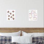 花ファンキーと枠の中世紀半モダンば (寝室)