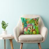 花ファンキー抽象芸術 クッション (椅子)