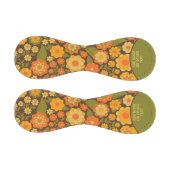 花ファンキー自然カラフル柄 – モノグラム 野球ボール (パネル)