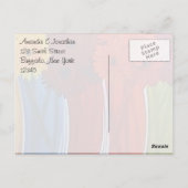 花ファンキー花瓶ありがとう ポストカード (裏面)