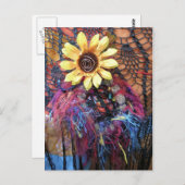 花ファンキー ポストカード (正面/裏面)