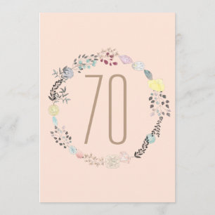 花ファンシーとダイヤ70誕生日 招待状