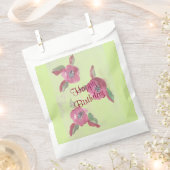 花ファンシー咲きクッキー紙バッグ フェイバーバッグ (クリップ留めされた状態)