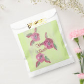 花ファンシー咲きクッキー紙バッグ フェイバーバッグ (封をした状態)