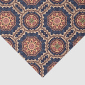 花ファンシー形と星形のパターン 薄葉紙 (詳細)