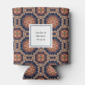 花ファンシー形と星形のパタ結婚ーン 缶クーラー (裏面)