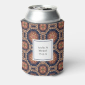 花ファンシー形と星形のパタ結婚ーン 缶クーラー (缶裏面)