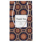 花ファンシー形・星形パターンありがとう スモールペーパーバッグ