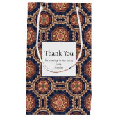 花ファンシー形・星形パターンありがとう スモールペーパーバッグ