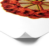 花ファンシー車ポスター ポスター (角)