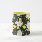 花フェミニン模様マグカップ マグカップ (中央)