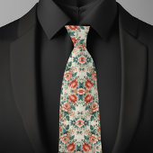 花フォーマル柄 ネクタイ