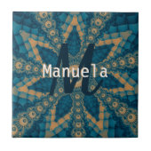 花フラクタル タイル (正面)