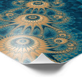 花フラクタル フォトプリント            (角)