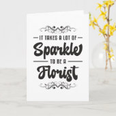 花フラワーフローリスト植物ガーデナーギフトおもしろい カード (黄色い花)