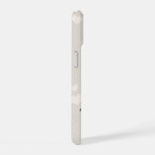 花フランスの冠のバスケットのかわいいブルドッグ iPhone 15ケース (右側面)