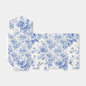 花フランスの柄 フェイバーボックス (折り畳みなし)