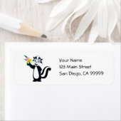 花フレンドリー付きスカンク ラベル (インサイチュ)