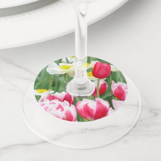 花フレンドリー類 ワイングラスタグ (クローズアップ)