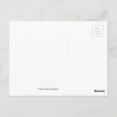 花フローラデザインデイジーオン黄色 ポストカード (裏面)