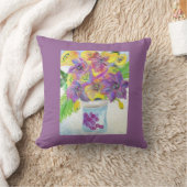 花フローラ装飾用クッション クッション (ブランケット)