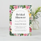 花ブライダルシャワーフローラ 招待状 (スタンド正面)
