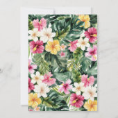 花ブライダルシャワーフローラ 招待状 (裏面)