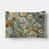 花プリントカットソー小包袋 アクセサリーポーチ (正面)