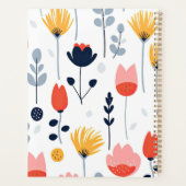 花プリントミニマル プランナー手帳 (裏面)