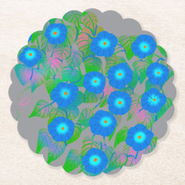 花プリント春・夏用 ペーパーコースター