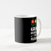 花ボタニーに容易に気を取らおもしろいれる コーヒーマグカップ (正面右)