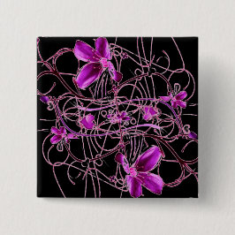 花ボタン 缶バッジ