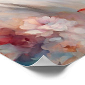 花ポスター付き美少女 ポスター (角)