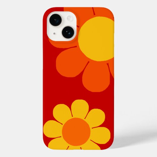 花ポップ・アートの力 Case-Mate iPhoneケース (裏面)