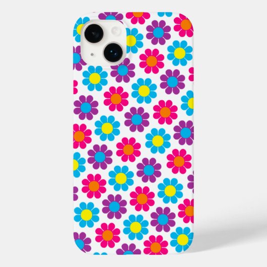 花ポップ・アートの力 Case-Mate iPhoneケース (裏面)