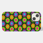 花ポップ・アートの力 iPhoneケース (裏面横)