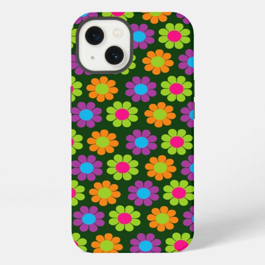 花ポップ・アートの力 iPhoneケース (裏面)