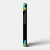 花ポップ・アートの大国の平和 Case-Mate iPhoneケース (裏面 / 左)