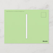 花ポップ・アートの ポストカード (裏面)