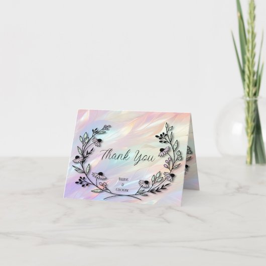 花ミニマルサンキューカード サンキューカード (正面)